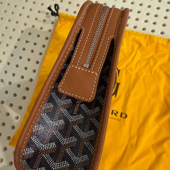 BRAND NEW WITH TAGS Goyard Black and Tan Jouvence GM Toiletry Pouch - Picture 3 of 10